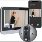 چشمی هوشمند درب دیجیتال همراه با مانیتور مدل ED_300PA