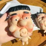 عروسک‌ جوشی ضد استرس به همراه پک کامل اسلایم و سرنگ اورجینال